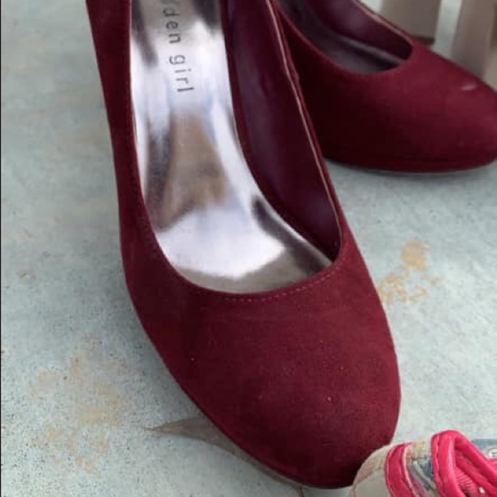 Maroon Madden Girl Heels